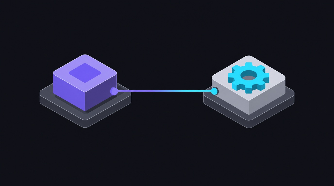 An AI agent calling a tool through a connector