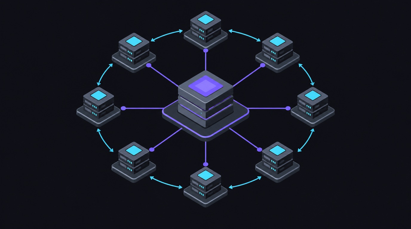 A rotating network of proxy nodes