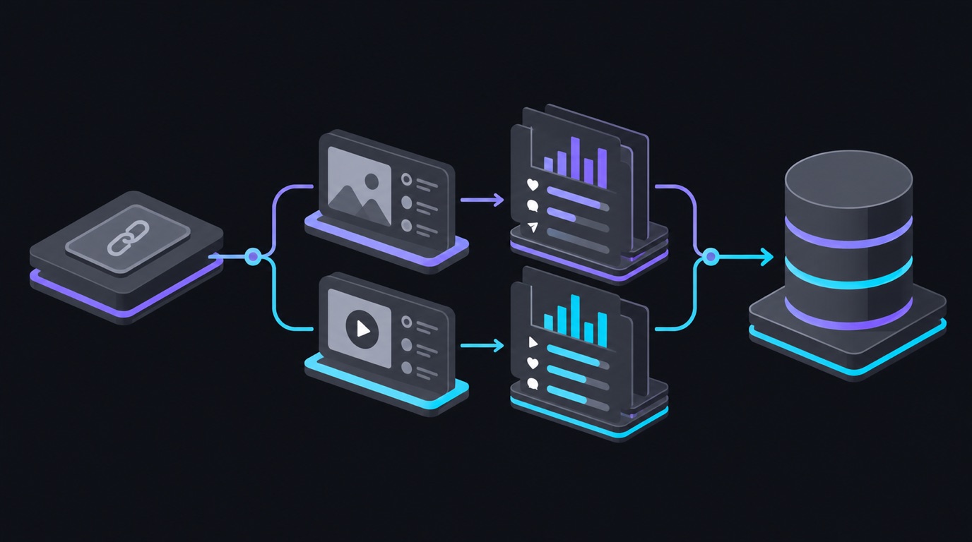 Pull Instagram post and reel analytics by URL — no login